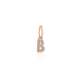 Load image into Gallery viewer, Diamond Initial Letter with Chain
