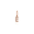 Load image into Gallery viewer, 14 Karat Rose Gold and Diamond Mini Initial Charm
