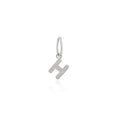 Load image into Gallery viewer, 14 Karat White Gold and Diamond Mini Initial Charm
