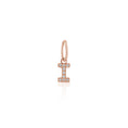 Load image into Gallery viewer, 14 Karat Rose Gold and Diamond Mini Initial Charm
