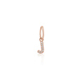 Load image into Gallery viewer, 14 Karat Rose Gold and Diamond Mini Initial Charm
