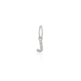 Load image into Gallery viewer, 14 Karat White Gold and Diamond Mini Initial Charm
