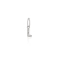 Load image into Gallery viewer, 14 Karat White Gold and Diamond Mini Initial Charm
