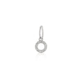 Load image into Gallery viewer, 14 Karat White Gold and Diamond Mini Initial Charm
