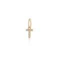 Load image into Gallery viewer, 14 Karat Yellow Gold and Diamond Mini Initial Charm
