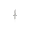 Load image into Gallery viewer, 14 Karat White Gold and Diamond Mini Initial Charm
