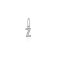 Load image into Gallery viewer, 14 Karat White Gold and Diamond Mini Initial Charm
