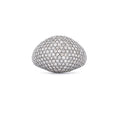 Load image into Gallery viewer, Sterling and Diamond Dome Ring
