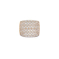 Load image into Gallery viewer, 14 Karat Yellow Gold Diamond Cigar Band Pinky Ring
