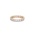 Load image into Gallery viewer, 14 Karat Yellow Gold Diamond Six Prong Eternity Pinky Ring
