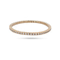 Load image into Gallery viewer, Yellow Gold and Diamond Stretch Tennis Bracelet 4.00cts
