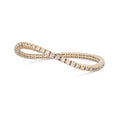 Load image into Gallery viewer, Yellow Gold and Diamond Stretch Tennis Bracelet 4.00cts
