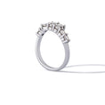 Load image into Gallery viewer, Sterling and Diamond Bypass Ring
