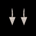 Load image into Gallery viewer, Sterling and Diamond Spike Earring
