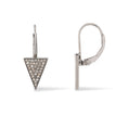 Load image into Gallery viewer, Sterling and Diamond Spike Earring
