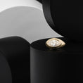 Load image into Gallery viewer, 14 Karat Yellow Gold Moissanite Marquise Signet Pinky Ring
