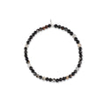 Load image into Gallery viewer, Mens Black Tourmaline Beaded Bracelet

