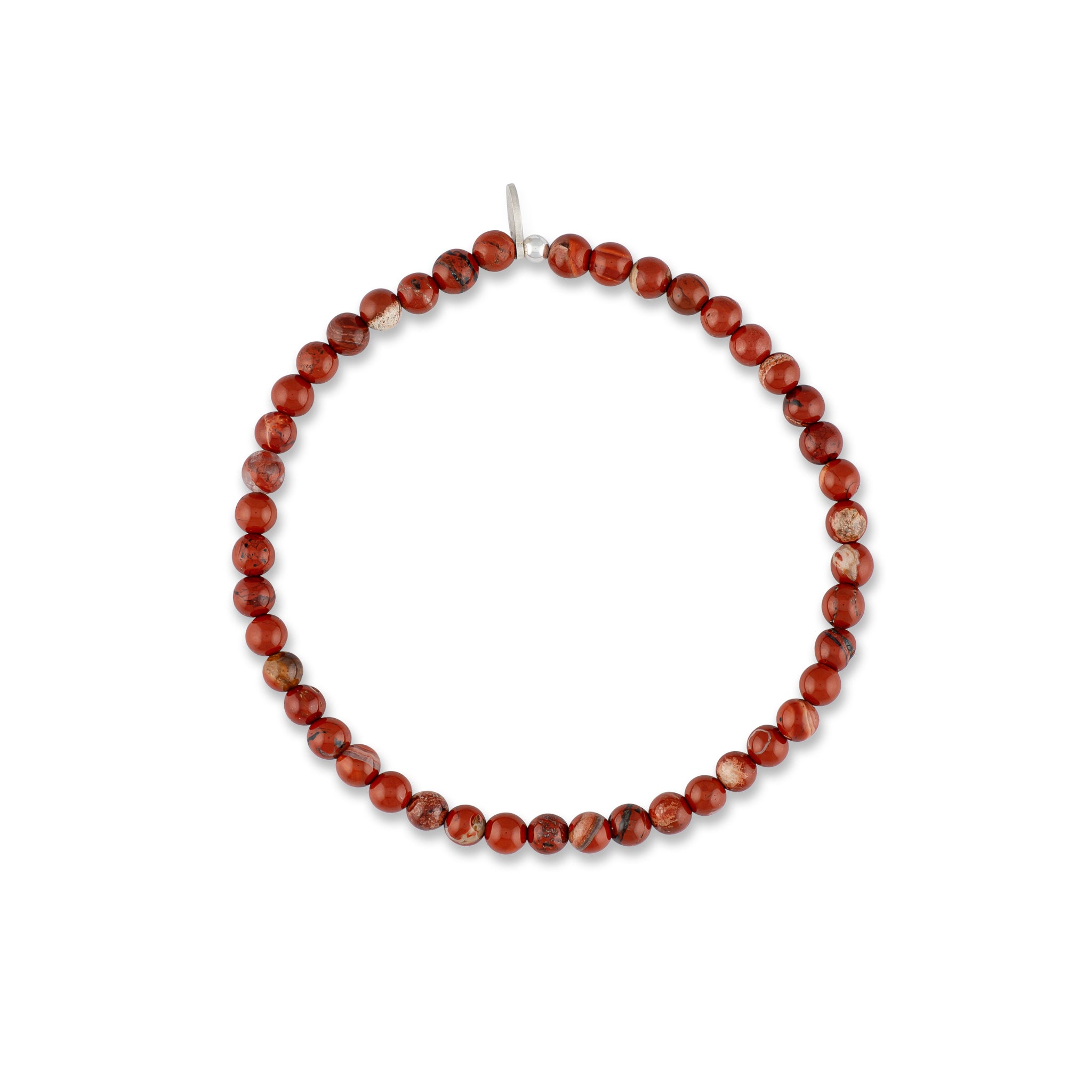 Mens Jasper Beaded Bracelet