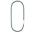 Load image into Gallery viewer, Green Aventurine Fixed Beaded Necklace 28"

