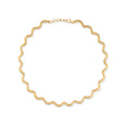 Load image into Gallery viewer, Yellow Micron Wave Necklace
