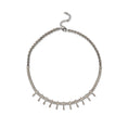 Load image into Gallery viewer, Sterling and Diamond Marquis Drop Necklace
