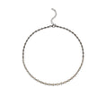 Load image into Gallery viewer, Sterling and Princess Diamond Necklace
