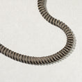 Load image into Gallery viewer, Sterling Silver and Pave Diamond Chain Wave Necklace
