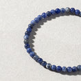 Load image into Gallery viewer, Mens Blue Soladite Beaded Bracelet
