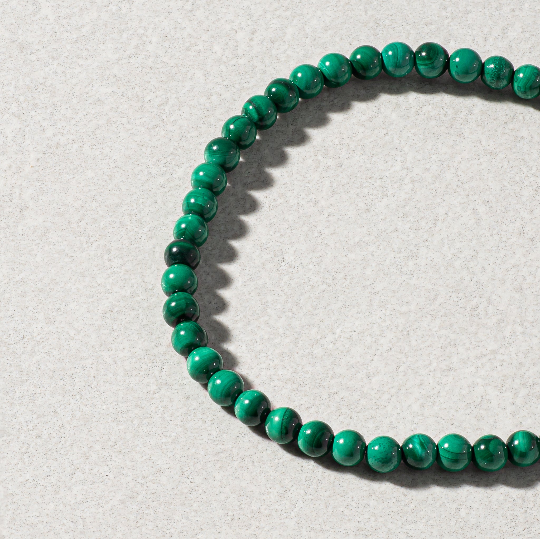 Men Malachite Beaded Bracelet