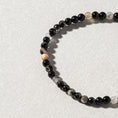 Load image into Gallery viewer, Mens Black Tourmaline Beaded Bracelet
