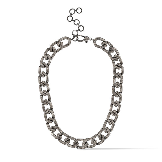 Diamond Link Chain Necklace 9.90cts
