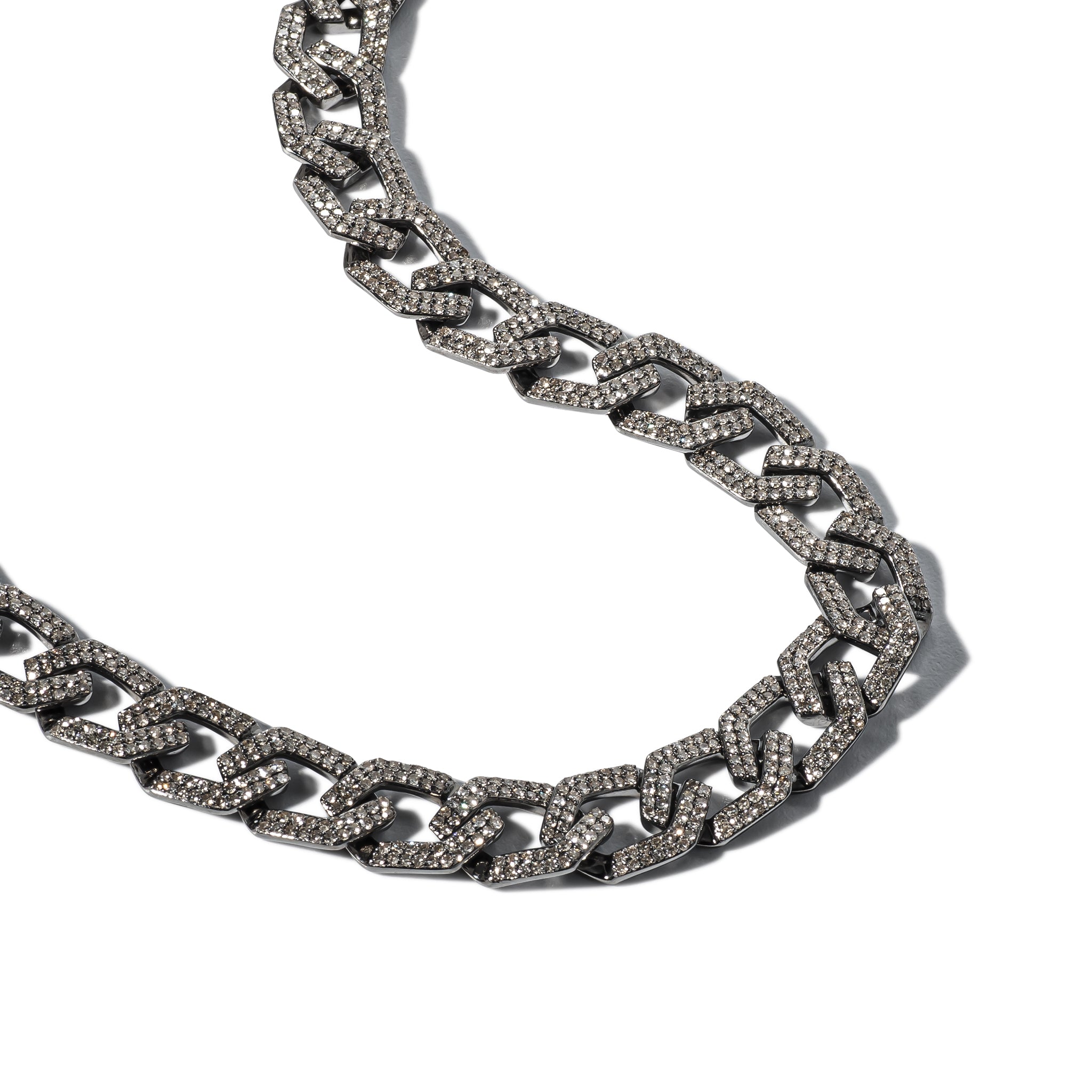 Diamond Link Chain Necklace 9.90cts