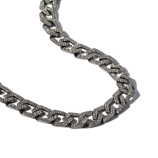 Diamond Link Chain Necklace 9.90cts