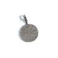 Load image into Gallery viewer, Black Rhodium Diamond Clip Disk Charm 30mm
