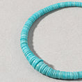 Load image into Gallery viewer, Sleeping Beauty Turquoise Adjustable Beaded Necklace
