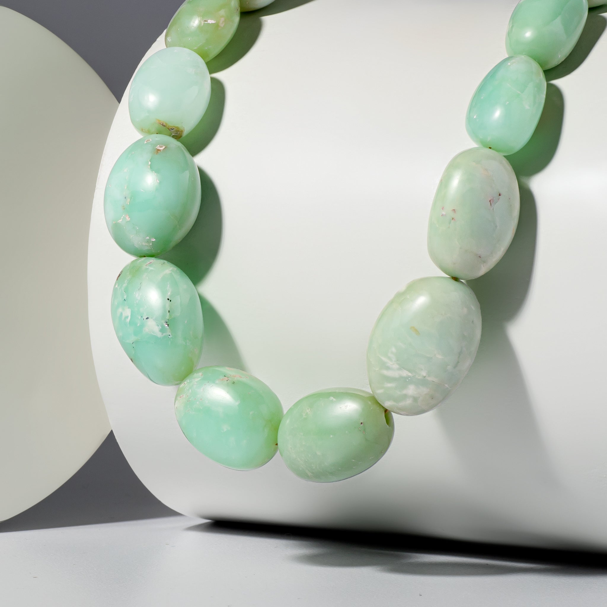 Peruvian Opal Beaded Adjustable Necklace 18-20"