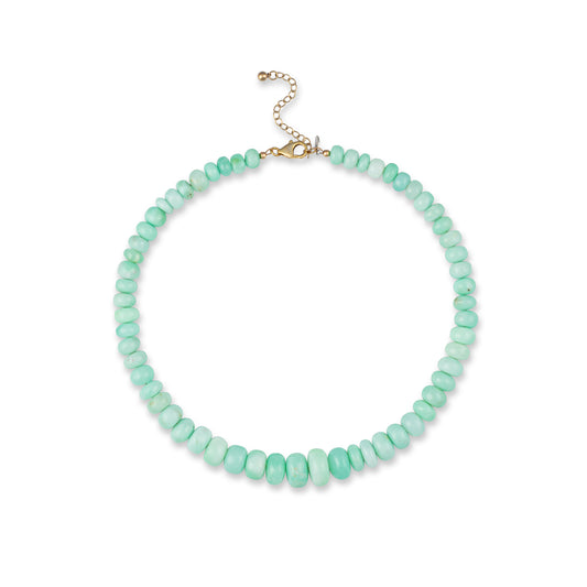 Australian Chrysoprase Adjustable Beaded Necklace