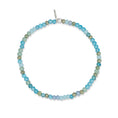 Load image into Gallery viewer, 2mm Ocean Blue Multicolored Crystal Beaded Bracelet
