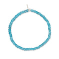 Load image into Gallery viewer, 2mm Blue Zircon Beaded Bracelet
