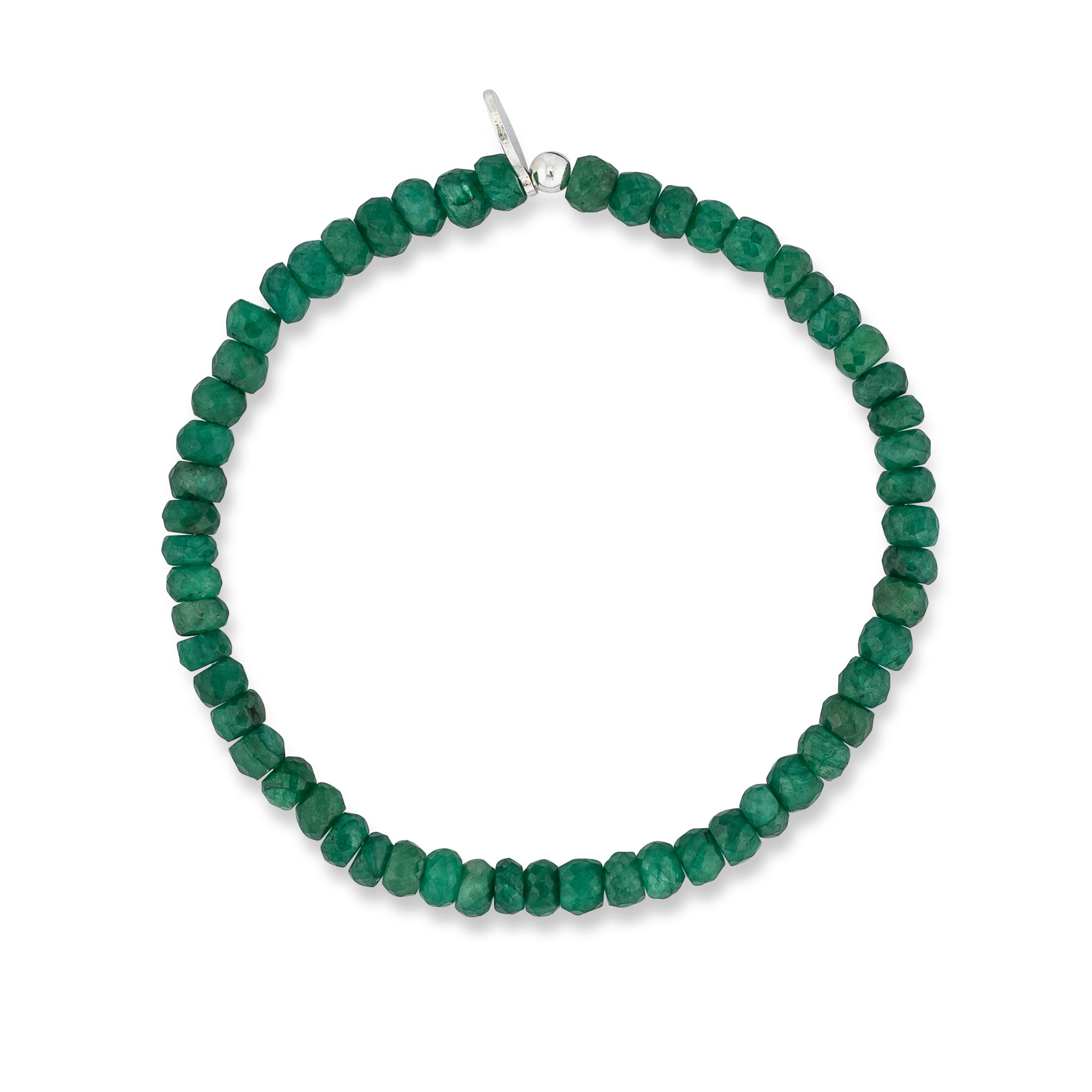 4mm Forest Green Jade Bracelet