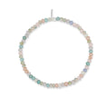 Load image into Gallery viewer, 2mm Soft Green Multicolored Crystal Beaded Bracelet
