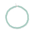 Load image into Gallery viewer, 4mm Sparkly Green Crystal Beaded Bracelet
