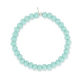 Load image into Gallery viewer, 6mm Mint Green Crystal Beaded Bracelet
