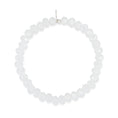 Load image into Gallery viewer, 6mm Pure White Crystal Beaded Bracelet
