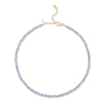 Load image into Gallery viewer, 4mm Lavender Faceted Jade Beaded Adjustable Necklace
