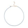 Load image into Gallery viewer, 2mm Periwinkle Crystal Beaded Adjustable 15"-17"
