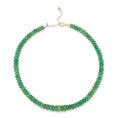 Load image into Gallery viewer, Enhanced Green Opal Adjustable Beaded Necklace
