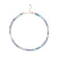 Load image into Gallery viewer, Hackmanite Adjustable Beaded Necklace 15"-17"
