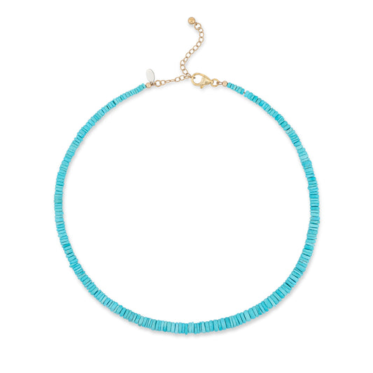 Arizona Turquoise Adjustable Beaded Necklace