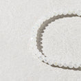 Load image into Gallery viewer, 6mm Sparkly White Crystal Beaded Bracelet
